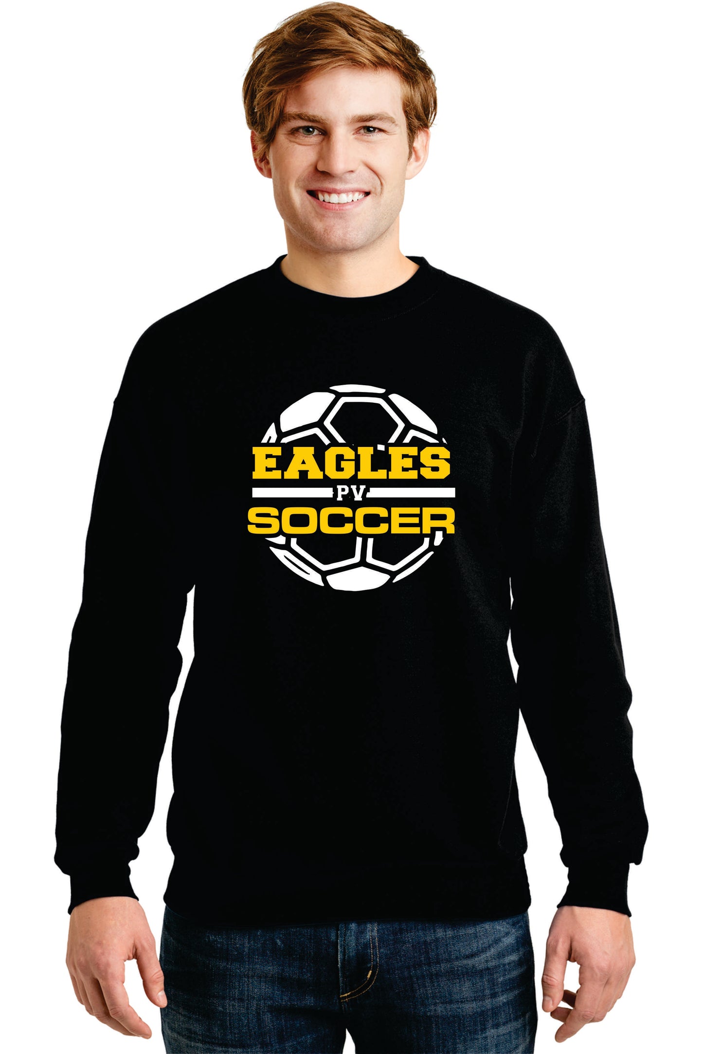 Prairie View Soccer Black Crewneck Sweatshirt