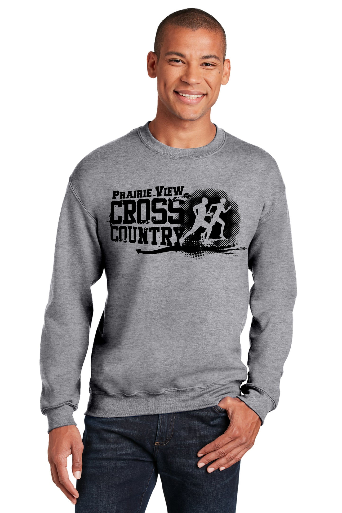 Prairie View MS Cross Country Crewneck Sweatshirt